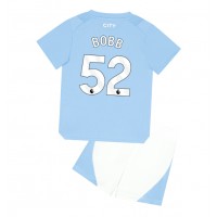 Manchester City Oscar Bobb #52 Koti Peliasu Lasten 2023-24 Lyhythihainen (+ Lyhyet housut)